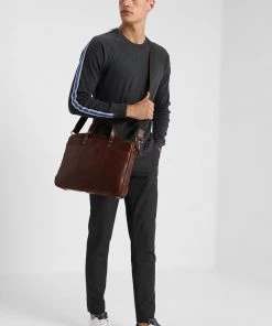 Fossil Homme HASKELL BRIEF Mallette Cognac -Fossil Soldes 2022 c2883971173346089075335a2c8e3191