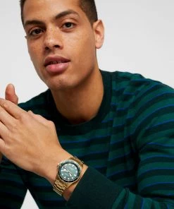 Fossil Homme Montre Gold Coloured