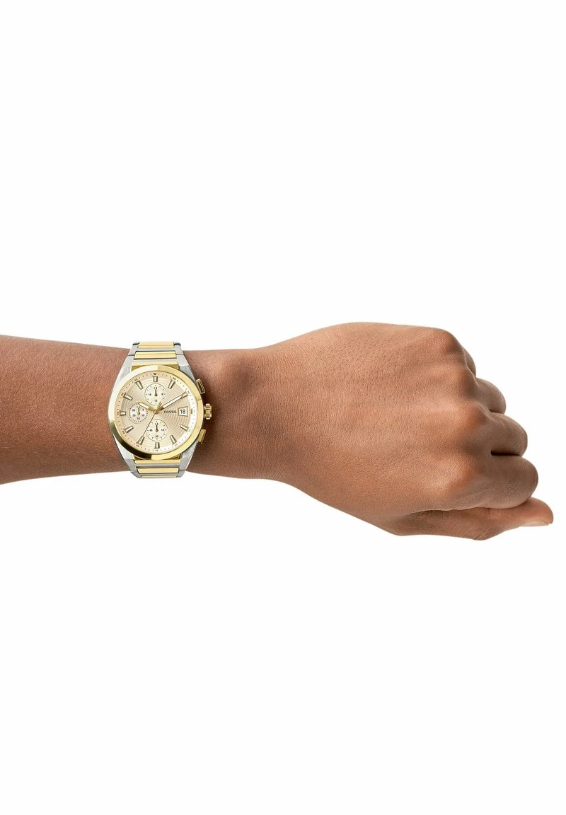 Fossil TRADITIONAL EVERETT Montre à Aiguilles Silver/gold Homme 3 Fossil TRADITIONAL EVERETT Montre à Aiguilles Silver/gold Homme