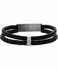 Fossil Bracelet Schwarz Homme
