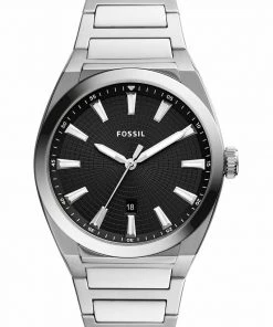 Fossil EVERETT 3 HAND Montre Silver Homme