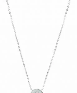 Fossil Collier Silber Femme