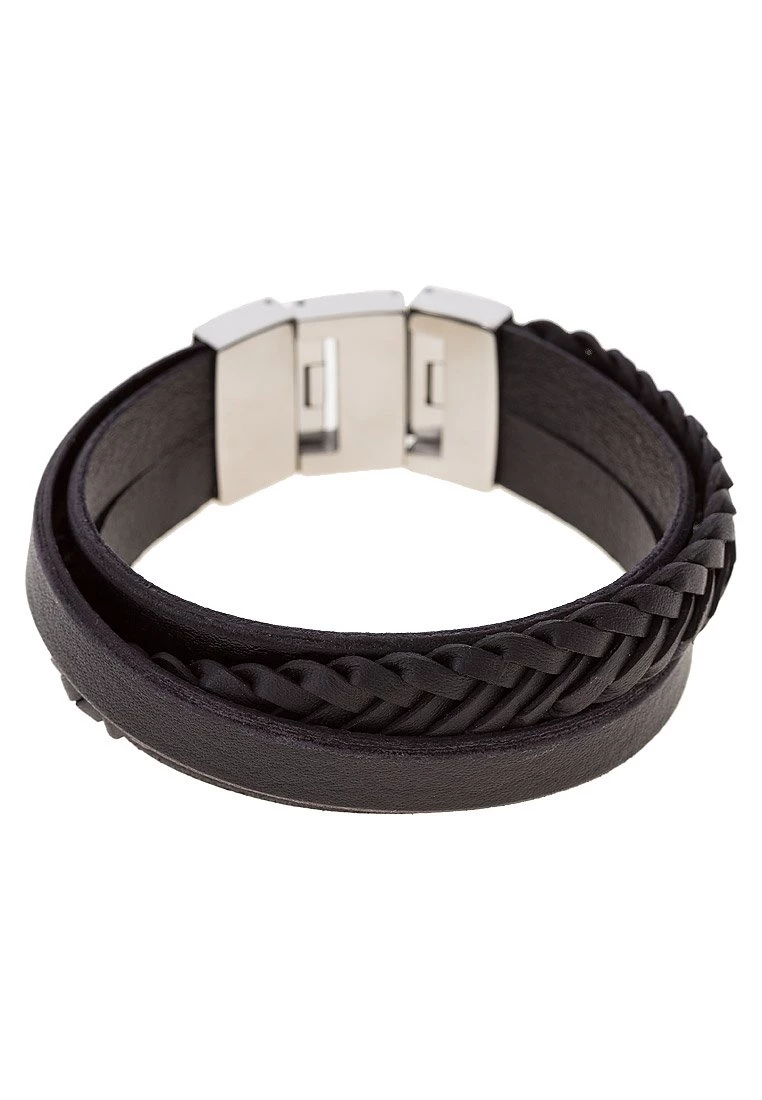 Fossil Bracelet Black/silver Coloured Homme 4 Fossil Bracelet Black/silver Coloured Homme – Image 2