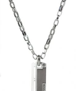 Fossil Homme Collier Silver Coloured -Fossil Soldes 2022 de5b6f78aee946cb9e3ed1a7f79ef5b8
