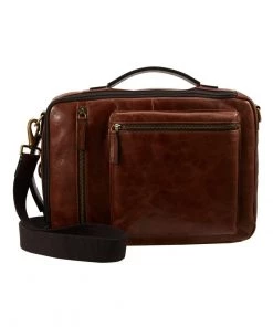 Fossil BUCKNER Mallette Cognac Homme -Fossil Soldes 2022 e4bf6d8edd5c45beb90851fffef86c2e