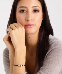 Fossil RONDELS Bracelet Dunkelbraun Femme