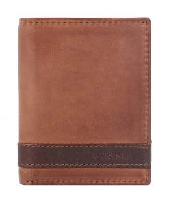 Fossil QUINN Portefeuille Braun Homme