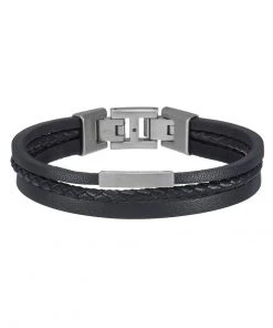 Fossil VINTAGE CASUAL Bracelet Black Homme -Fossil Soldes 2022 f52213c587984f4691eaf5120a07fb0d