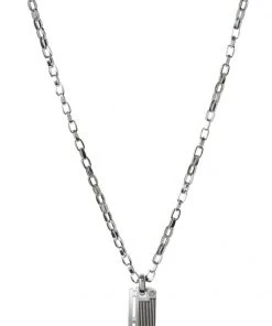 Fossil Homme Collier Silver Coloured -Fossil Soldes 2022 f5313ae1c6a04ab1a5d29157d8ddf6ec