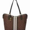 Fossil Femme JACQUELINE Cabas Brown Black -Fossil Soldes 2022 f535a7696d7541d38e1e6751ade4c656