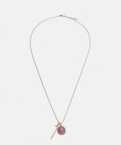 Fossil VINTAGE MOTIFS Collier Gold Coloured/purple Femme