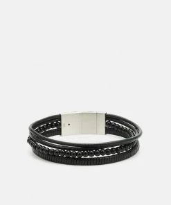 Fossil Homme VINTAGE CASUAL Bracelet Black/silver Coloured -Fossil Soldes 2022 ffa9517f10794a0eb88186c384af74dd